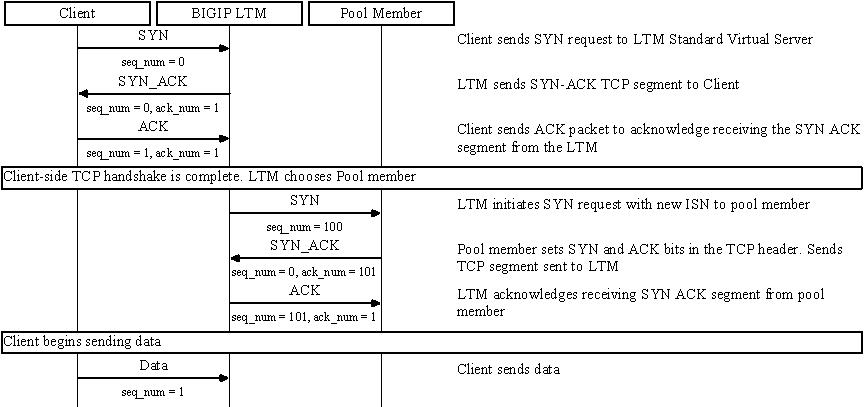 VS standard TCP
